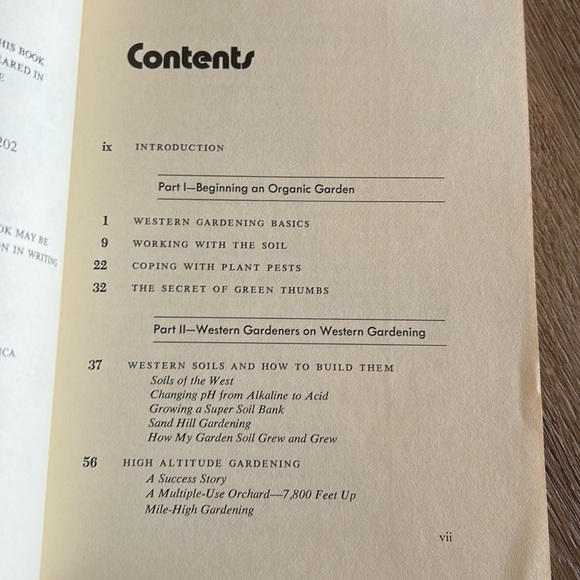 Vintage 70s Western Organic Gardening Book Guide Vegetable Growing 1972 - Picture 6 of 15